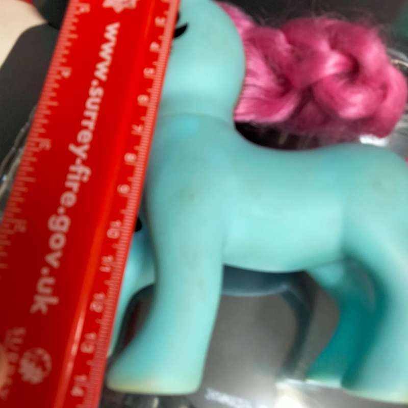 My little Pony Large H. 14cm Blue body Pink Hair Stamp L16 - China Look at my Buy Now listings No Wa