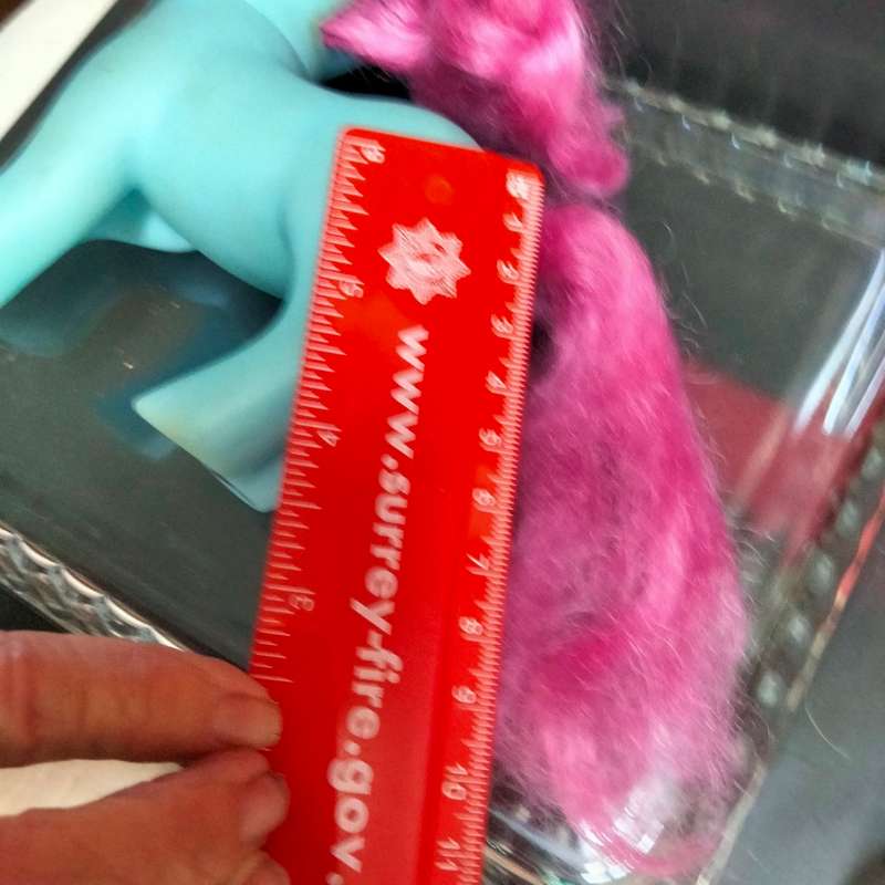 My little Pony Large H. 14cm Blue body Pink Hair Stamp L16 - China Look at my Buy Now listings No Wa