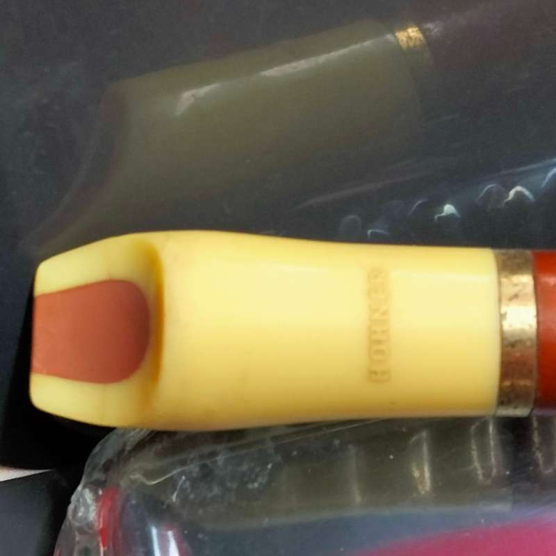 Vintage German made Hohner *Suctio Wood+Resin Mouth piece *Working* Note Wood has lost coating