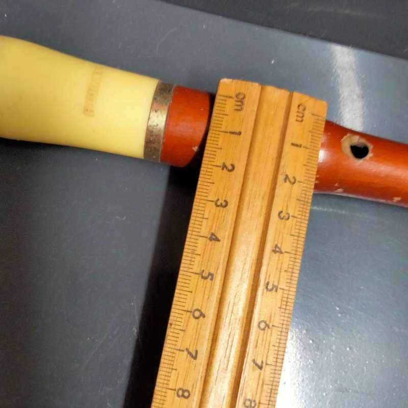Vintage German made Hohner *Suctio Wood+Resin Mouth piece *Working* Note Wood has lost coating