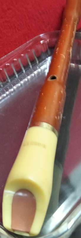 Vintage German made Hohner *Suctio Wood+Resin Mouth piece *Working* Note Wood has lost coating