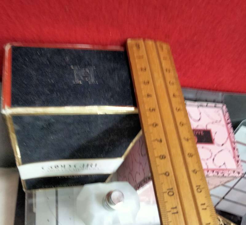 EMPTY Perfume Bottle+Boxes RARE PEARLS AVON+ Box Good Girl Carolina+Shining Star for the collector