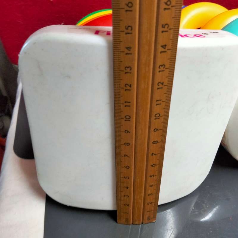 2 !!! 1 VTG FISHER PRICE ROCK-A-STACK motor skills toy 5 colourful rings+1 Big tooth Rocks musical b