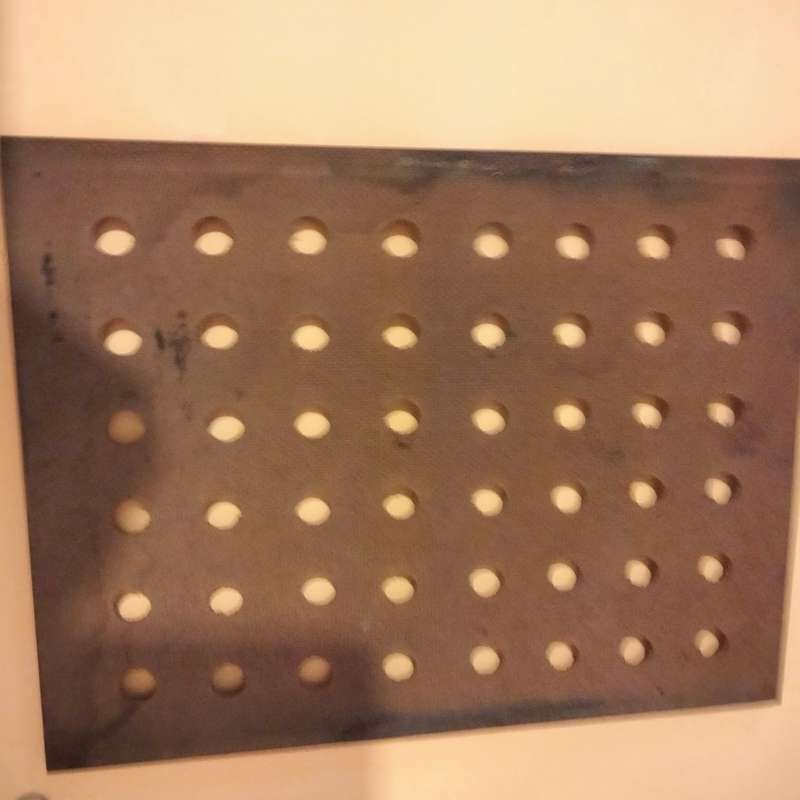 Coin Storage tray has 48 routed holes has round pieces of green field in *NOTE NOT included Coins*