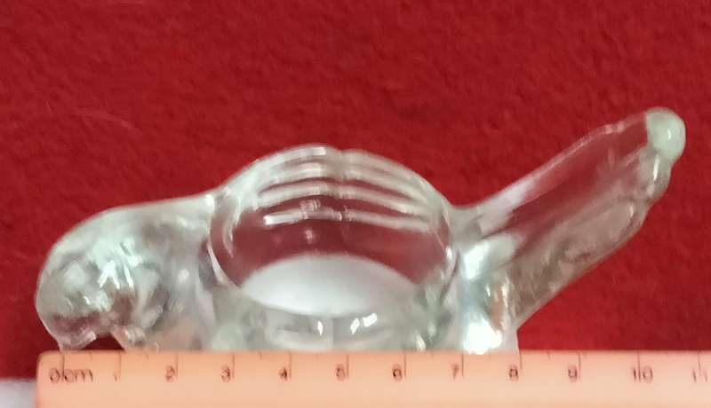 2 Classy!Candle holder Glass BIRD INDIANA  LOOK At My BUY NOW Items NO WAITING