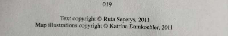 Book Between Shades of Grey - Author Ruta Sepetys published 2011 pre owned