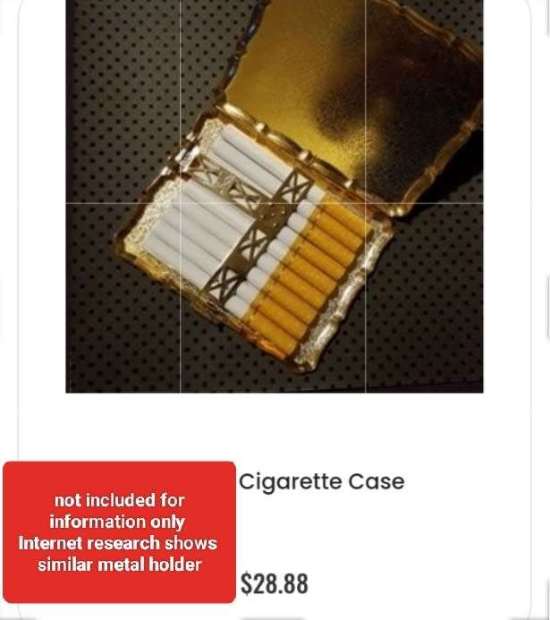 Cigarette Case vintage maker-Mona Lisa Look at my Buy Now listings No Waiting