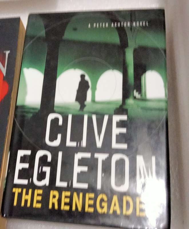3 Books Sydney Sheldon-The Sky is Falling Martin Baker Meltdown Clive Egerton Renegade pre-owned