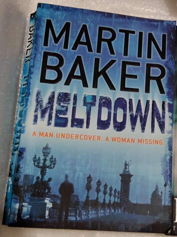 3 Books Sydney Sheldon-The Sky is Falling Martin Baker Meltdown Clive Egerton Renegade pre-owned
