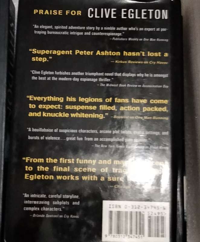 3 Books Sydney Sheldon-The Sky is Falling Martin Baker Meltdown Clive Egerton Renegade pre-owned