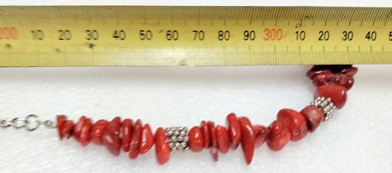 Necklace Jasper semi precious gem Stones+silver tone chain Look at my Buy Now listings No Waiting