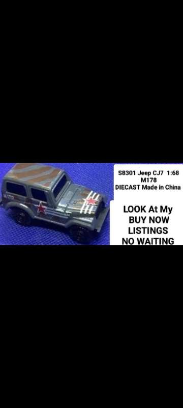 LEGO 2base plates on hardBoard+DIECAST JeepS8301 1:68 M178 Barn+oddLOOKatMy BUY NOW items NO WAITING