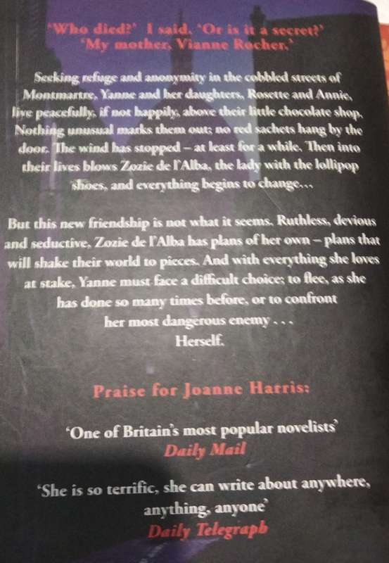 2 Books Author Joanne Harris Lollipop Shoes + Gillian Bagwell DARLING STRUMPET  Soft cover Pre-owned