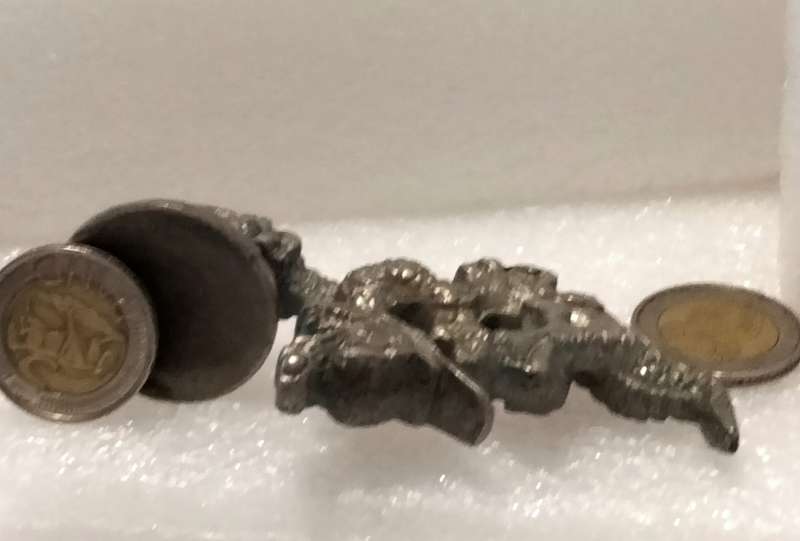 Old Chinese Dragon small Asian Oriental Art Figurine Cast IronLOOK At My BUY NOW listings NO WAITING