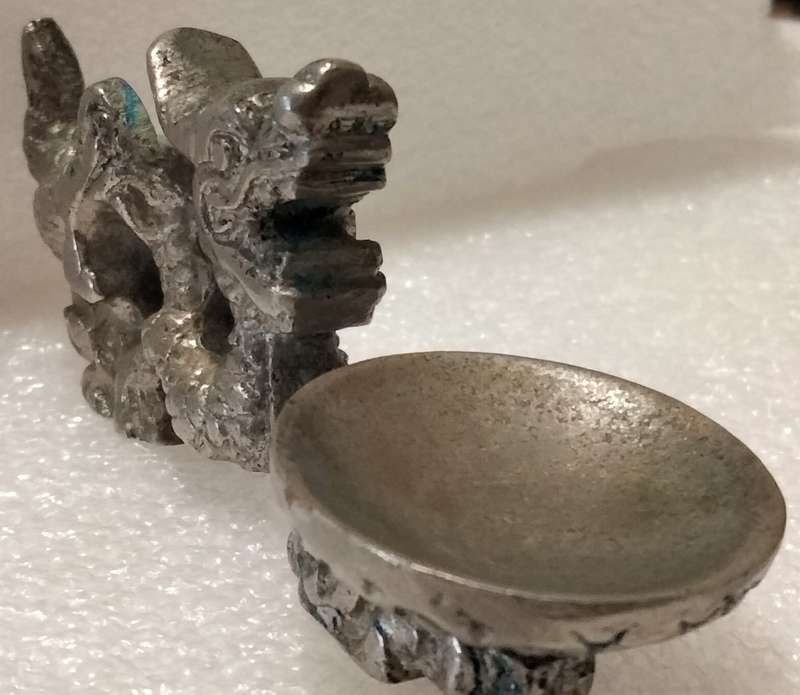 Old Chinese Dragon small Asian Oriental Art Figurine Cast IronLOOK At My BUY NOW listings NO WAITING