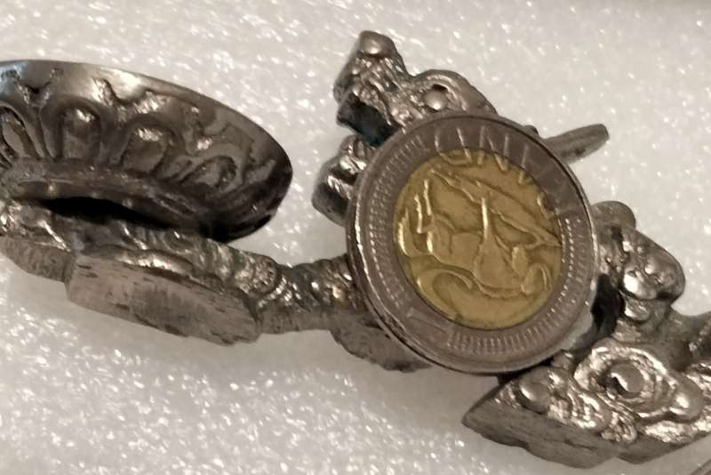 Old Chinese Dragon small Asian Oriental Art Figurine Cast IronLOOK At My BUY NOW listings NO WAITING