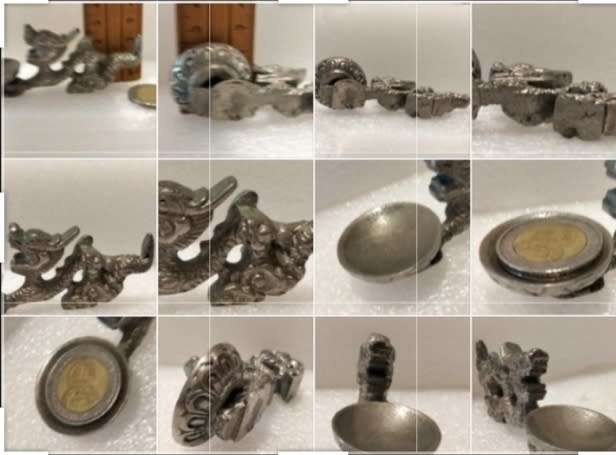 Old Chinese Dragon small Asian Oriental Art Figurine Cast IronLOOK At My BUY NOW listings NO WAITING