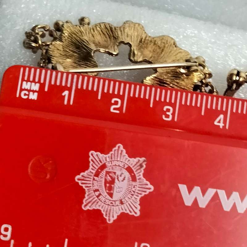 Brooch Genuine Pearl Setting Rolled Gold back catch missing LOOK At My BUY NOW items NO WAITING