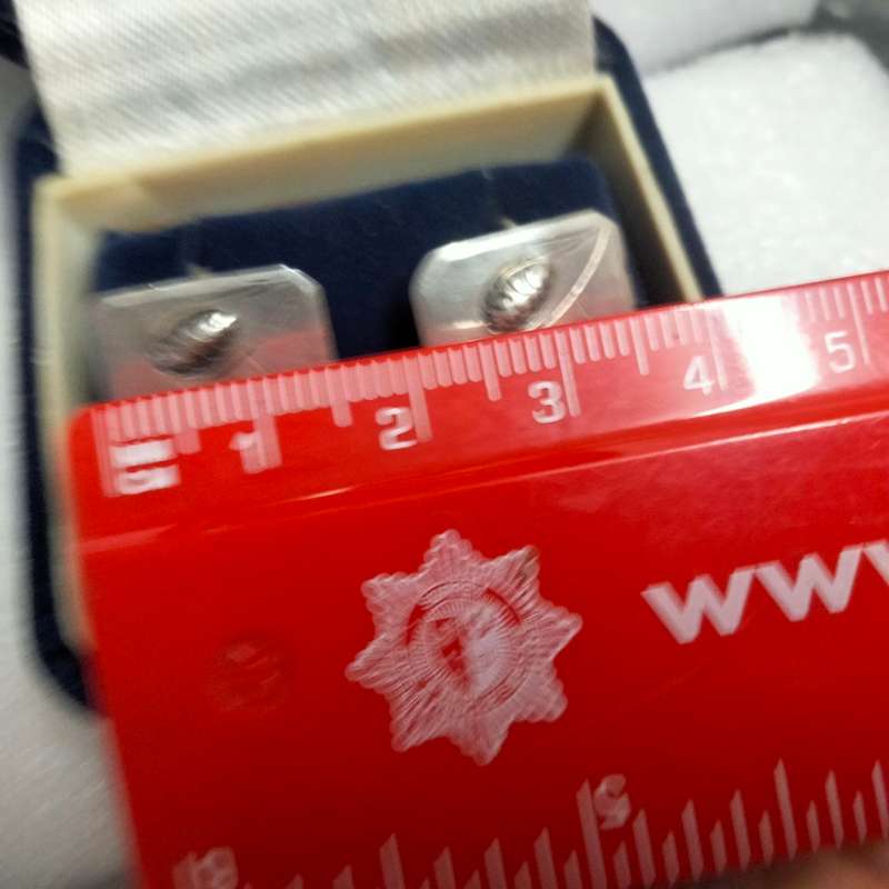 Sterling silver Earrings screw on Acorns +Box Look at my Buy Now listings No Waiting
