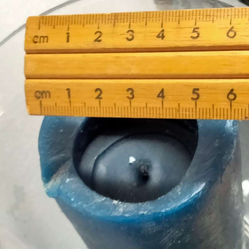 Unusual *Metal +Glass Hurricane Candle holder + Tall candle used *LOOK At MY BUY NOW LISTING