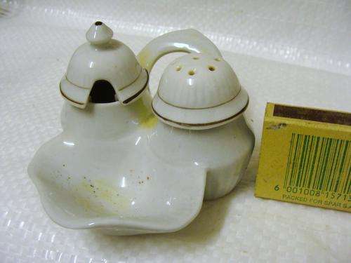 SALT CELLAR-BEAUTIFUL- BONE CHINA