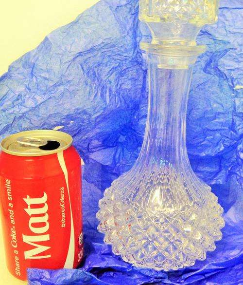 Decanter +stopper - Crystal d Arq  LOOK AT MY BUY NOW LISTINGS NO WAITING