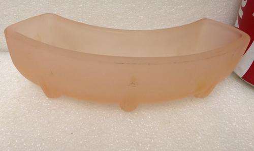 VASE - GLASS FROSTED PINK