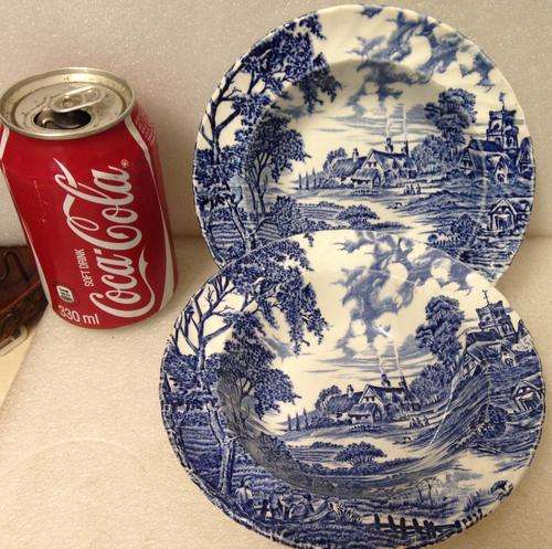 2x BOWL Ridgway-England*Meadowwheel *PLEASE :) L@@K at my BUY NOW Close as U BID on items NO WAITING