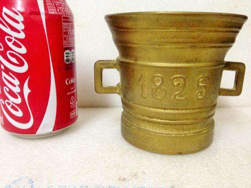Brass Motar side handles1825 embossed highly skilled process LooK at My BUY NOW Listings NOW WAITI