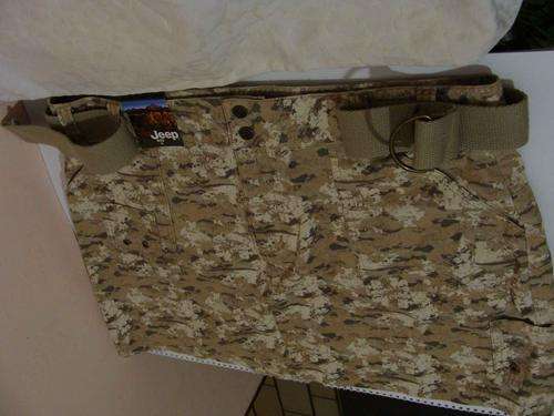 JEEP BRAND SKIRT CAMO size 38