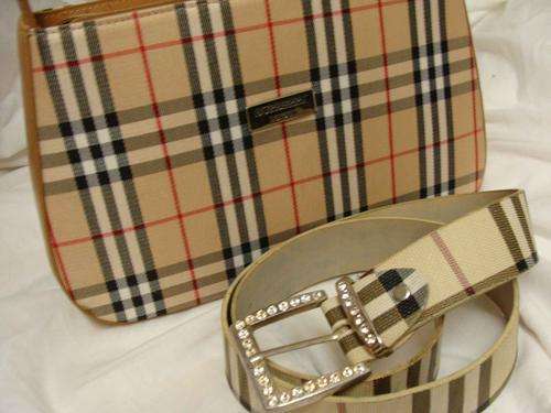 BURBERRY STYLE ~BLING BELT~ !!!!STUNNING STYLE!!!!!(NO HAND BAG)