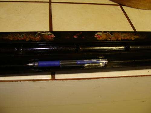 !!!!WOW!!!!!DESK TIDY BEAUTIFULBLACK LAQUERED WITH  DRAGON DESIGN~ R99.00 EACH~LOOK AT PICTURES