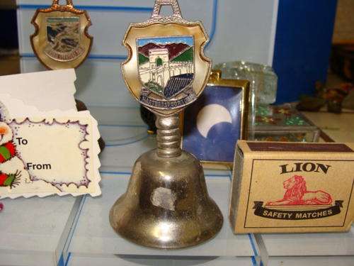 !!!WOW! SMALL SILVER COLOUR METAL BELL HARTEBEESPORT DAM !!!!FANTASTIC!!!
