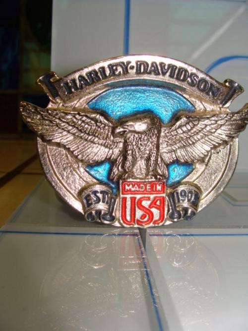 BELT BUCKLE "HARLEY DAVIDSON EST1903 "BACK STAMPED "MADE IN USA" !! !!!!!