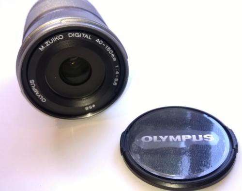 Olympus M. Zuiko 40-150mm f/4-5.6 ED Digital Lens MFT SILVER (Olympus + Panasonic cameras)
