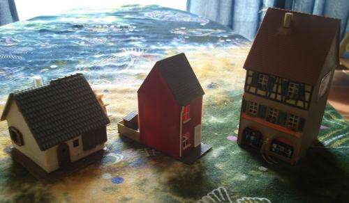 5 Scale houses for Lima set
