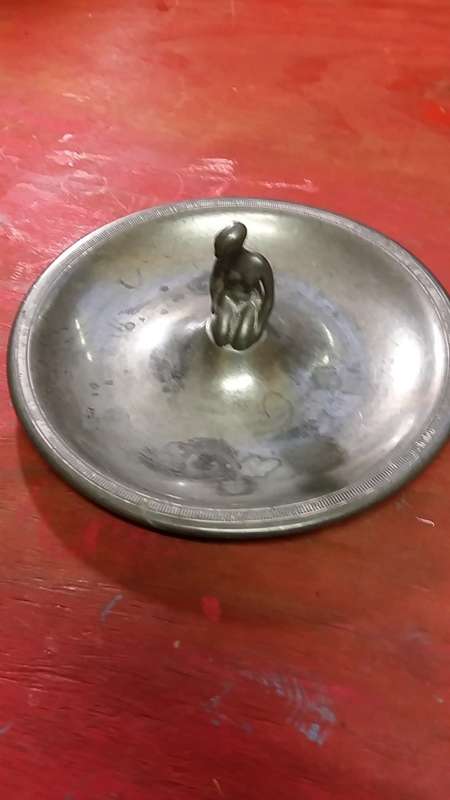 UNUSUAL ITEM!! LORELEI SWEET BOWL WITH STATUETTE