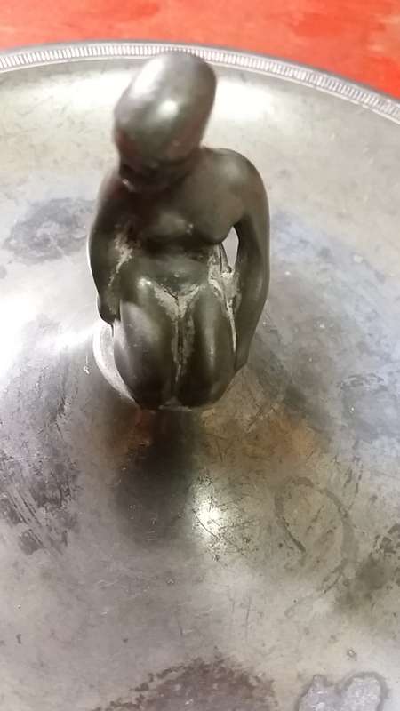 UNUSUAL ITEM!! LORELEI SWEET BOWL WITH STATUETTE