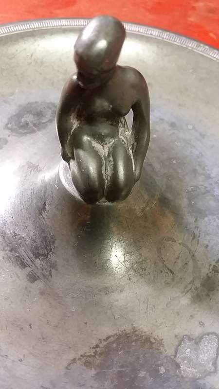 UNUSUAL ITEM!! LORELEI SWEET BOWL WITH STATUETTE