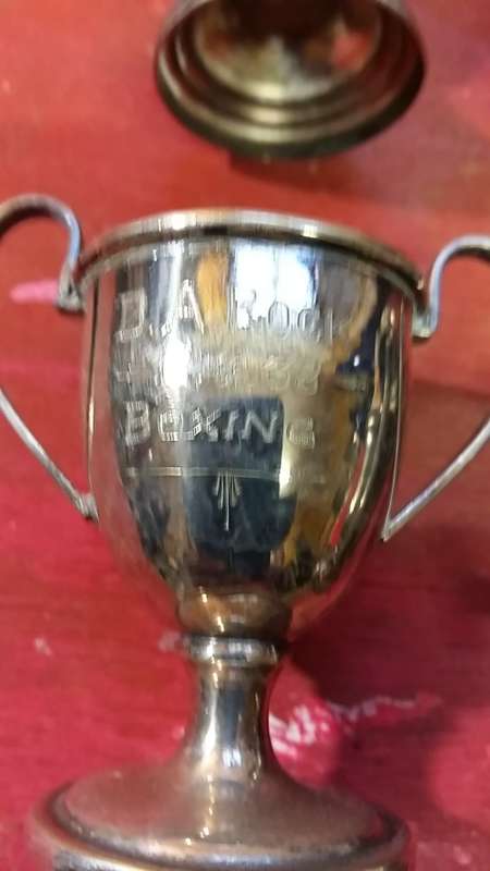 SET OF 4 MINIATURE VINTAGE TROPHIES