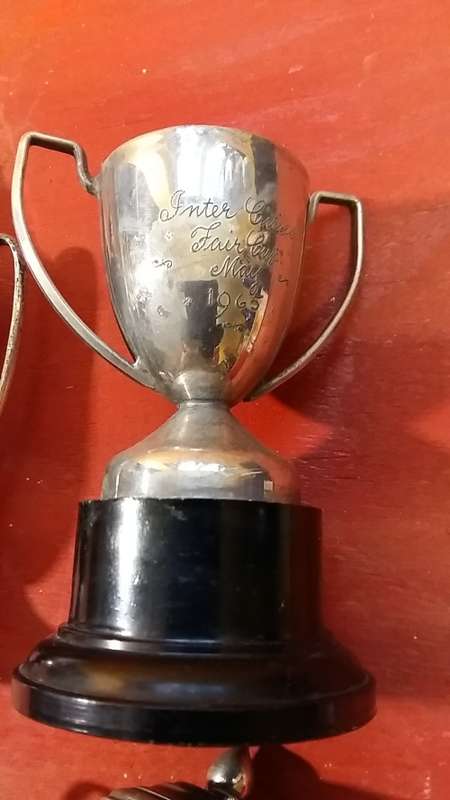 SET OF 4 MINIATURE VINTAGE TROPHIES