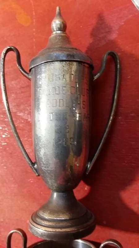 SET OF 4 MINIATURE VINTAGE TROPHIES
