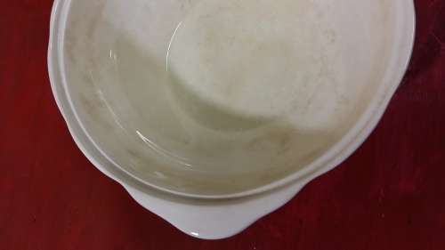 MARKED ENGLISH PORCELAIN ALFRED MEAKIN FAMOUS COTTAGES RANGE SALAD OR SERVING BOWL : JOHN PEEL COTTA