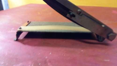 SERRATED EDGE PAPER CUTTER GUILLOTINE PERFECT FOR CUTTING OLD PHOTOGRAPHS, A MUST FOR THE COLLECTOR!