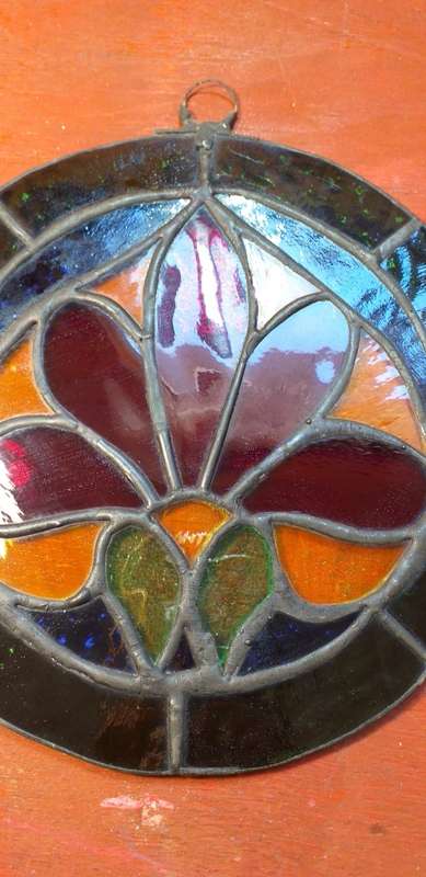 Lead and Stained Glass Suncatcher