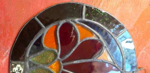 Lead and Stained Glass Suncatcher