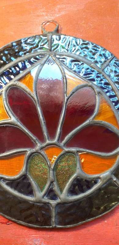 Lead and Stained Glass Suncatcher