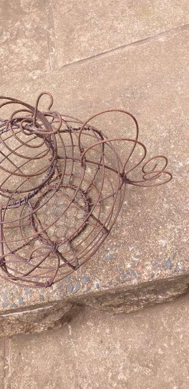 Rustic Wire Teapot