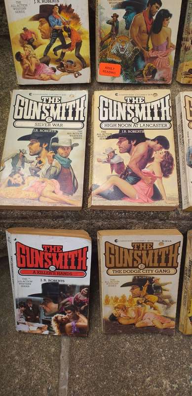 Set of 12 Cowboy Westerns Books
