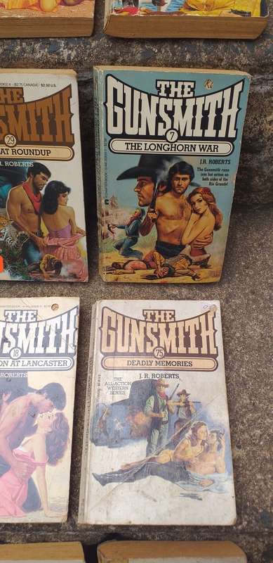 Set of 12 Cowboy Westerns Books